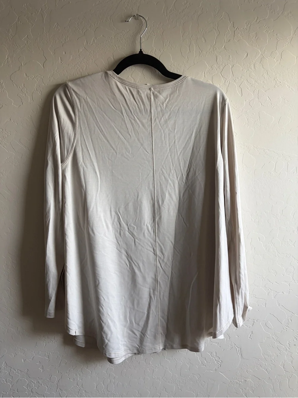 lululemon athletica Relaxed Scoop-Neck Long Sleeve Top — Light Beige